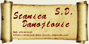 Stanica Danojlović vizit kartica